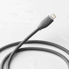 BASEUS kabel TipC/Lightning 1.2m 20W PD Silica gel črn CAGD020001