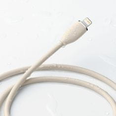 BASEUS kabel TipC/Lightning 1.2m 20W PD Silica gel rjava CAGD020004