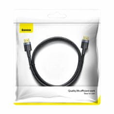 BASEUS kabel HDMI 2m Cafule 4K 60Hz črn CADKLF-F01