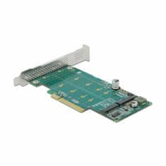 Delock kartica PCIe x8 2x M.2 NVMe Low Profile 89045