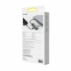 BASEUS hub USB TipC 4xTipA srebrn WKWG070013