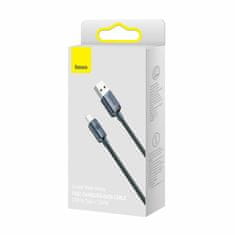 BASEUS kabel USB A-C 1.2m 100W PD Crystal shine črn CAJY000401