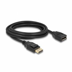 Delock podaljšek DisplayPort 3m 4K 60Hz črn 80003