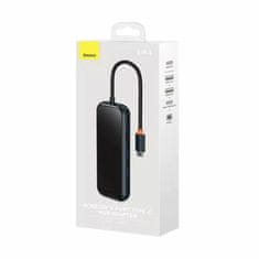 BASEUS priklopna postaja USB 3.0 TipC 5v1 črna WKJZ010113