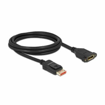 Delock podaljšek DisplayPort 2m 8K 60Hz črn vgradni 87097
