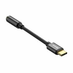 BASEUS adapter AVDIO USB TipC-Jack 3,5Ž stereo 9cm črn CATL54-0G