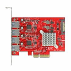 Delock kartica PCIe 4x USB 10GBps (USB 3.2 Gen2) 90481