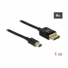 Delock kabel miniDisplayPort-DisplayPort 1m 8K 60Hz 84927