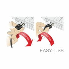 Delock kabel USB A kotni-B mikro EASY 0,5m obojestranski 85163