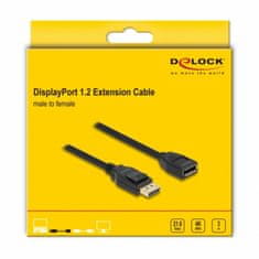 Delock podaljšek DisplayPort 3m 4K 60Hz črn 80003