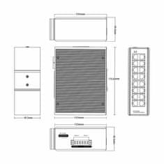 Digitus stikalo Giga 16-port Industrijsko DIN DN-651129