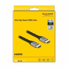 Delock kabel HDMI 8K 60Hz Ultra HD 2m sivo/črn 83996