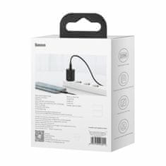 BASEUS polnilec s kablom 25W TipC/TipC črn QC Super Si TZCCSUP-L01