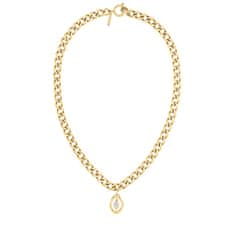 Calvin Klein Pozlačena ogrlica Decent Edgy Pearls 35000560