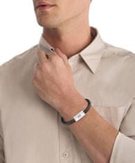 Calvin Klein Elegantna usnjena zapestnica za moške 35000571