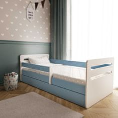 Furnitura OTROŠKA POSTELJA TED 160X80 (VEČ BARV)-Bela