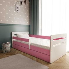 Furnitura OTROŠKA POSTELJA TED 160X80 (VEČ BARV)-Bela