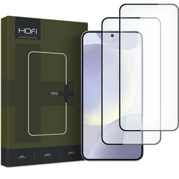 Hofi Glass Pro Full Screen 2x zaščitno steklo za Samsung Galaxy S24, črna