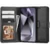 Tech-protect Wallet knjižni ovitek za Samsung Galaxy S24 Ultra, črna