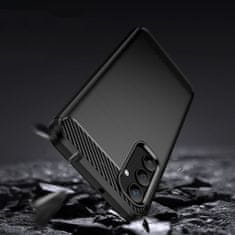 Tech-protect Carbon ovitek za Samsung Galaxy A05S, črna