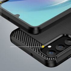 Tech-protect Carbon ovitek za Samsung Galaxy A05S, črna