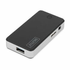 Digitus hub USB 3.0 4xA + AC adapter črn DA-70231