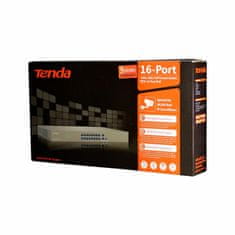 Tenda stikalo 100M 18-port 16x PoE 1xSFP 2xGiga WebSmart TEF1218P-16-250W-3.0V