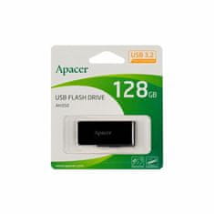 Apacer USB 3.2 Gen1 ključ 128GB AH350 črno/bel