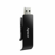 Apacer USB 3.2 Gen1 ključ 128GB AH350 črno/bel