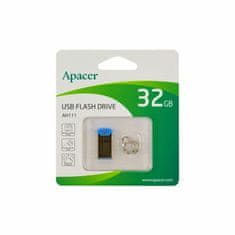 Apacer USB ključ 32GB AH111 super mini srebrno/moder
