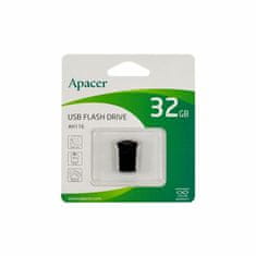 Apacer USB ključ 32GB AH116 super mini črn