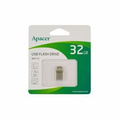 Apacer USB ključ 32GB AH115 super mini srebrn