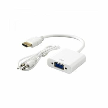 S-box adapter HDMI M VGA Ž HD15 aktivni na kablu 15cm