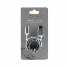 S-box kabel Apple USB/Lightning 1,5m siv IPH7-GR