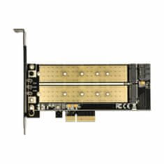 Delock kartica PCIe kontroler x4 1xM.2 NVMe + 1xM.2 NGFF + Low Profile
