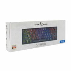 White Shark tipkovnica USB črno/modra mehanska stikala SLO GK-2022 SHINOBI-B