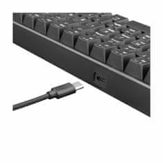 White Shark tipkovnica USB črna/rdeča mehanska stikala SLO GK-2022 SHINOBI-B