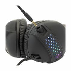 White Shark slušalke+mikrofon RGB črne gaming GH-2140 OX