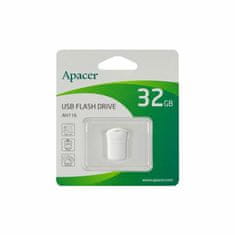 Apacer USB ključ 32GB AH116 super mini bel