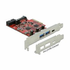 Delock kartica PCIe 2x USB 3.2 Gen2 1xUSB TipC 1xint. 19pin USB 3.0 90492