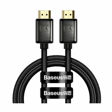 BASEUS kabel HDMI 2m HD serija 8K 60Hz črn WKGQ000101