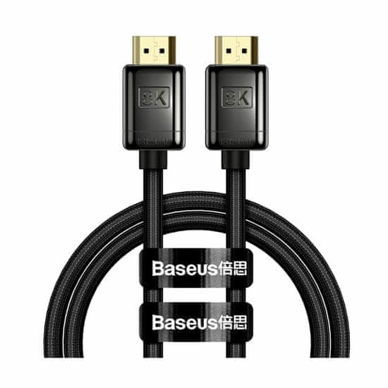 BASEUS kabel HDMI 2m HD serija 8K 60Hz črn WKGQ000101