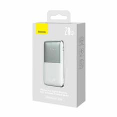 BASEUS prenosna baterija 10.000mAh 20W PowerBank PRO bela PPBD040102