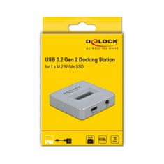 Delock čitalec diskov USB 3.2 Gen2 TipC za M.2 NVMe PCIe SSD 64000