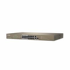 Tenda stikalo 100M 18-port rack 16x PoE 1xSFP, 2xGiga TEF1118P-16-250W