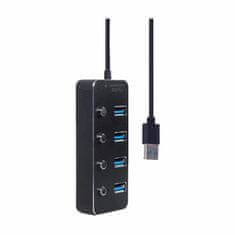Gembird hub USB 3.1 4xA s stikali UHB-U3P4P-01