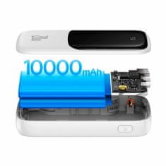 BASEUS prenosna baterija 10.000mAh 20W PowerBank Lightning bela PPQD060002