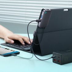 BASEUS priklopna postaja USB 3.2 TipC 4v1 4K Padjoy siva WKWJ000013