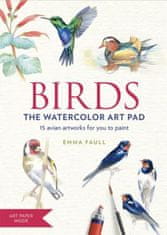 Birds the Watercolor Art Pad: 15 Avian Artworks for You to Paint