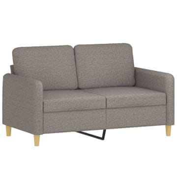 Vidaxl Dvosed taupe 120 cm blago